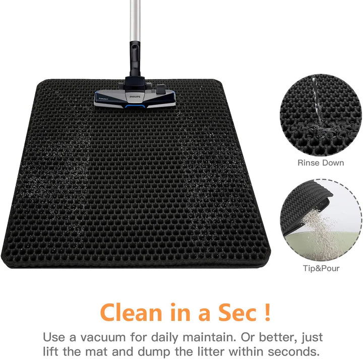Cat Litter Mat Foldable Waterproof | Kitty Comfort-4