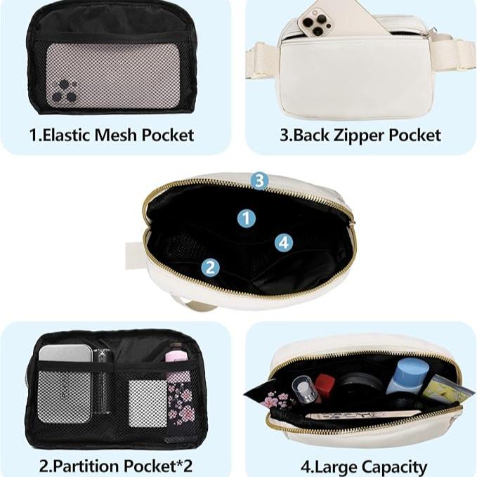 Women Minimalist Waterproof Belt Bag | Jade