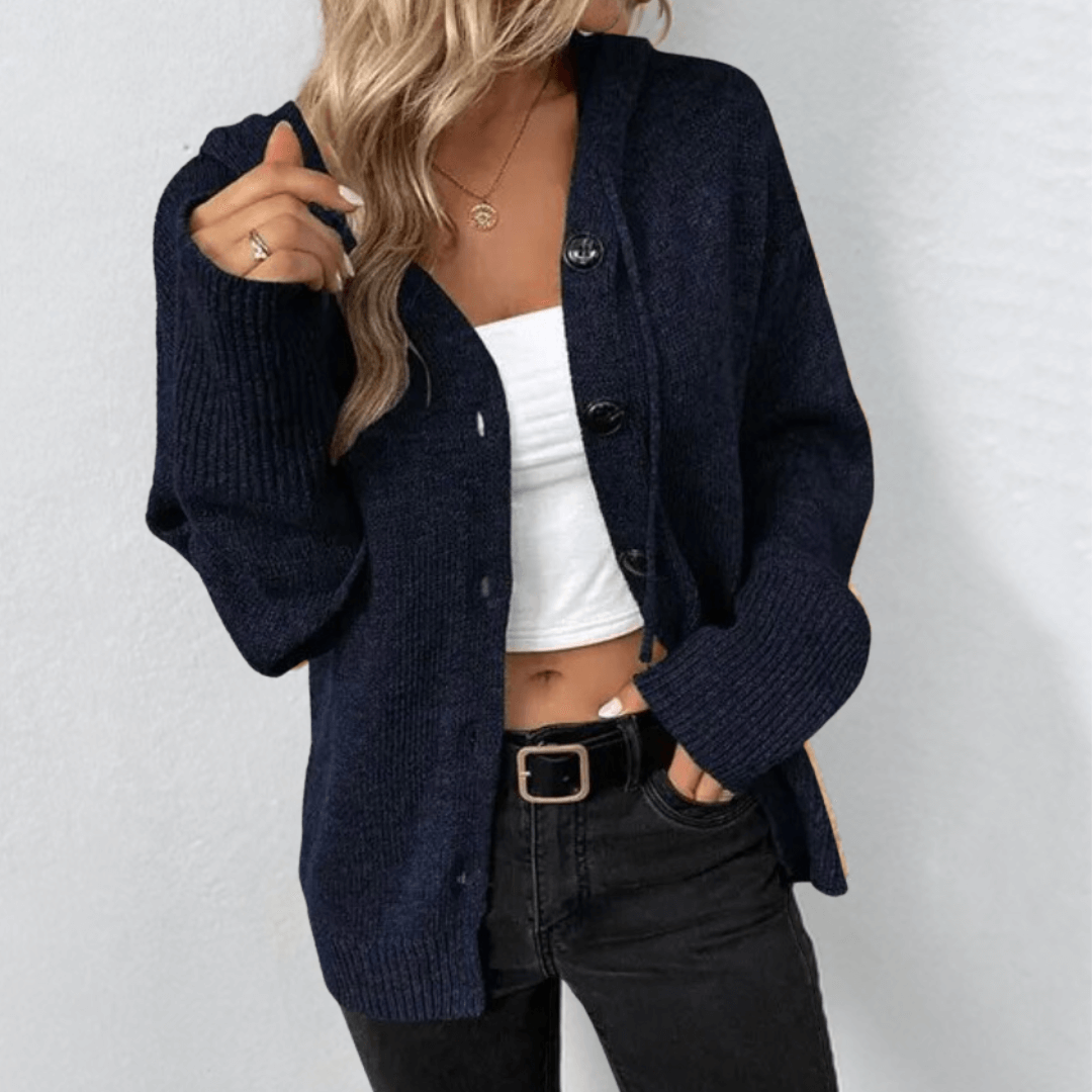 Women Button Knit Cardigan | Abbie