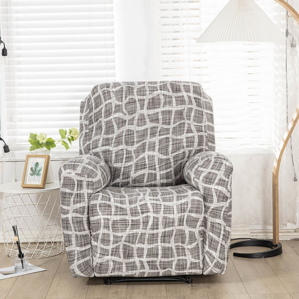 Variant image for Recliner Sofa Cover Abstract Design Stretch Fabric | Elegant Home Upgrade-4