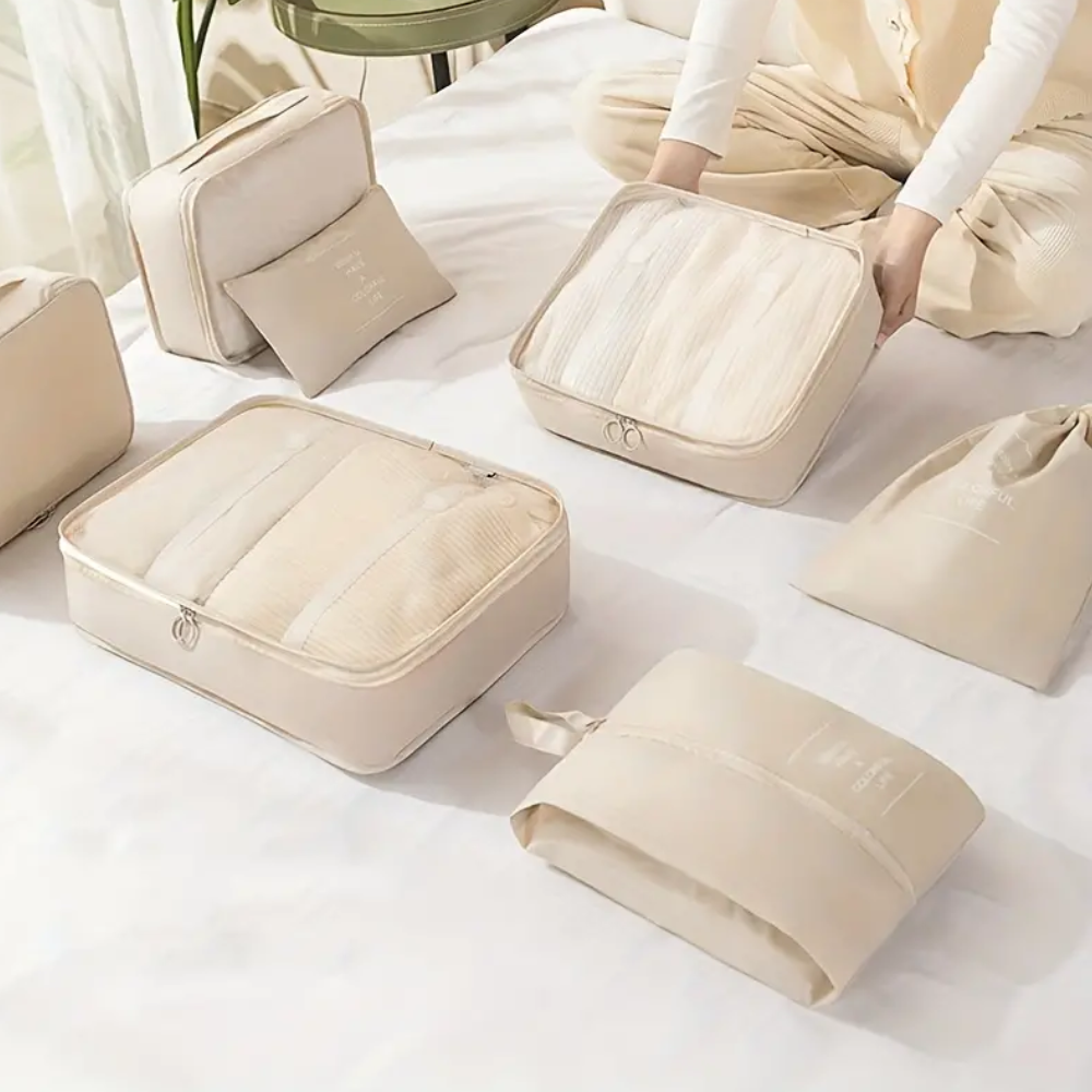 Travel Packing Cubes Set 7 Pcs Nylon | Ultimate Organizer for Travel 4