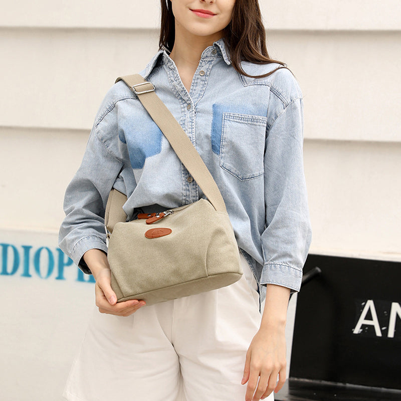 Women Casual Canvas Shoulder Bag | Marigold