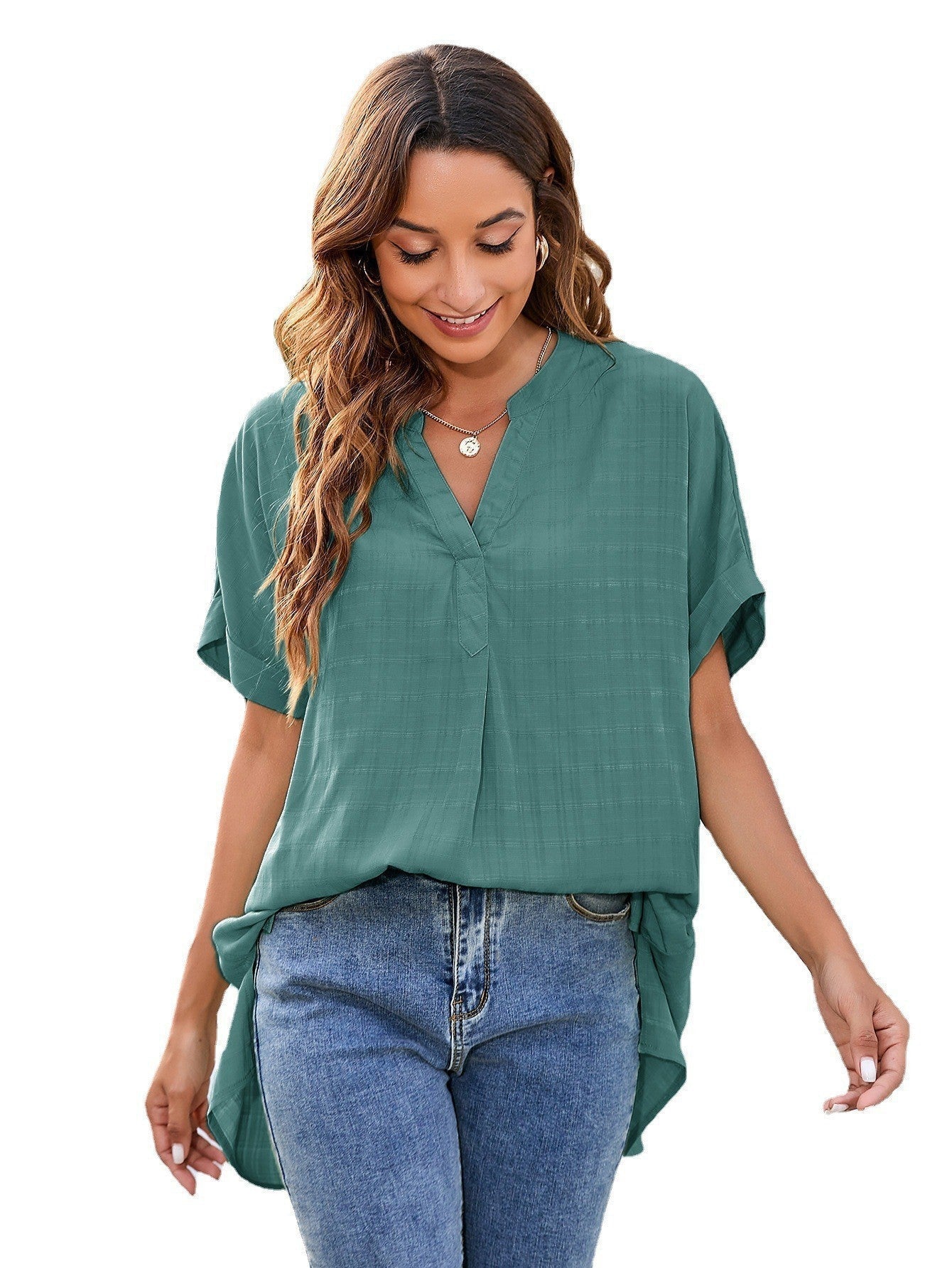 Women Casual V-Neck Blouse | Samara