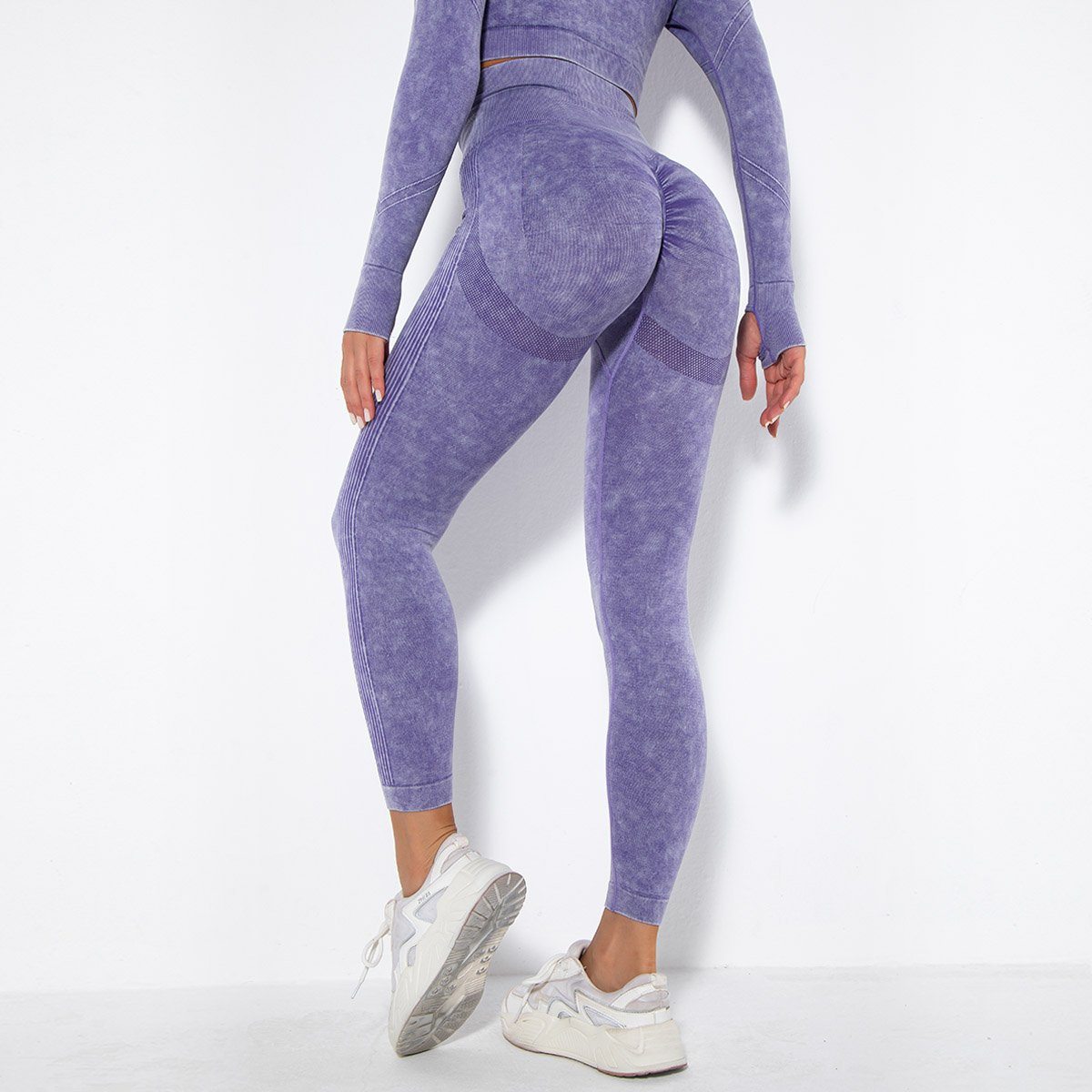 Variant image for Women Leggings Black Nylon Spandex | Feather-4
