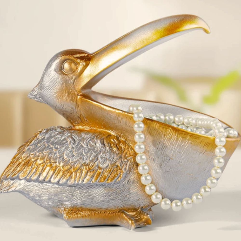 Home Organizer Gold Resin Pelican | Serenity 2