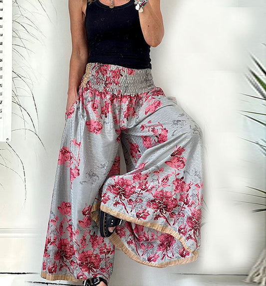 Women Bohemian Flair Wide-Leg Palazzo Pants | Susan
