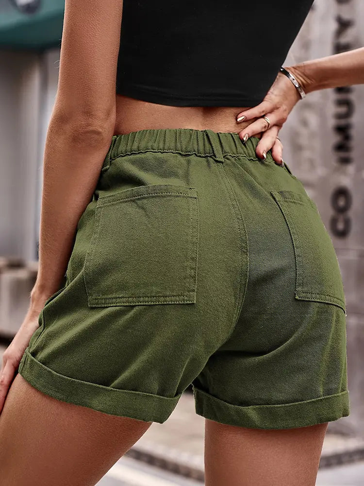 Men's Cargo Shorts Blue Denim | Urban Explorer-5