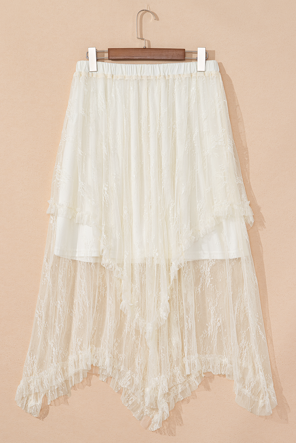 Women Lace Tiered Maxi Skirt | Maelira