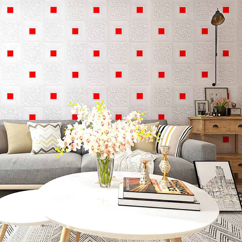 3D Brick Foam Wallpaper – Waterproof Self-Adhesive Wall Stickers for Home Decor, 70x70cm, Child-Safe and Easy to Install 5