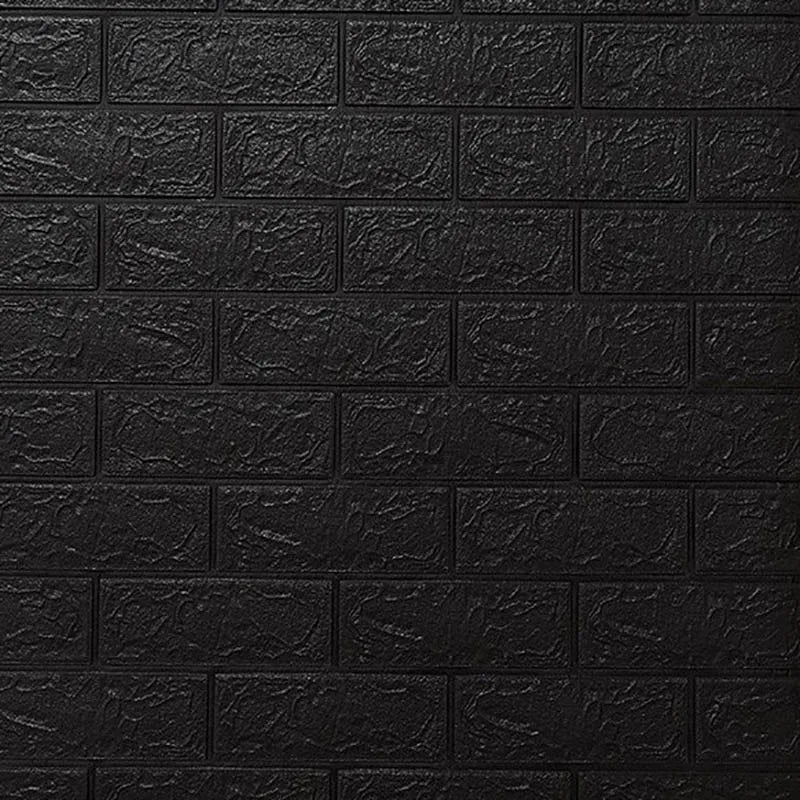 3D Foam Wall Decal - Waterproof Self-Adhesive Brick Wall Sticker Decor, 77x70cm for Home Interior Design 13
