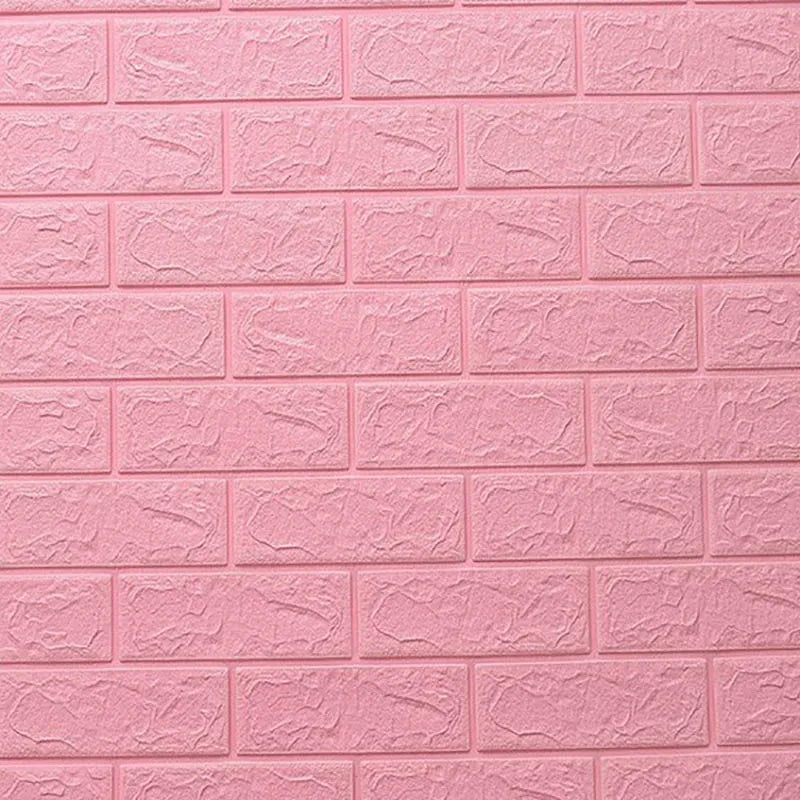 3D Foam Wall Decal - Waterproof Self-Adhesive Brick Wall Sticker Decor, 77x70cm for Home Interior Design 16