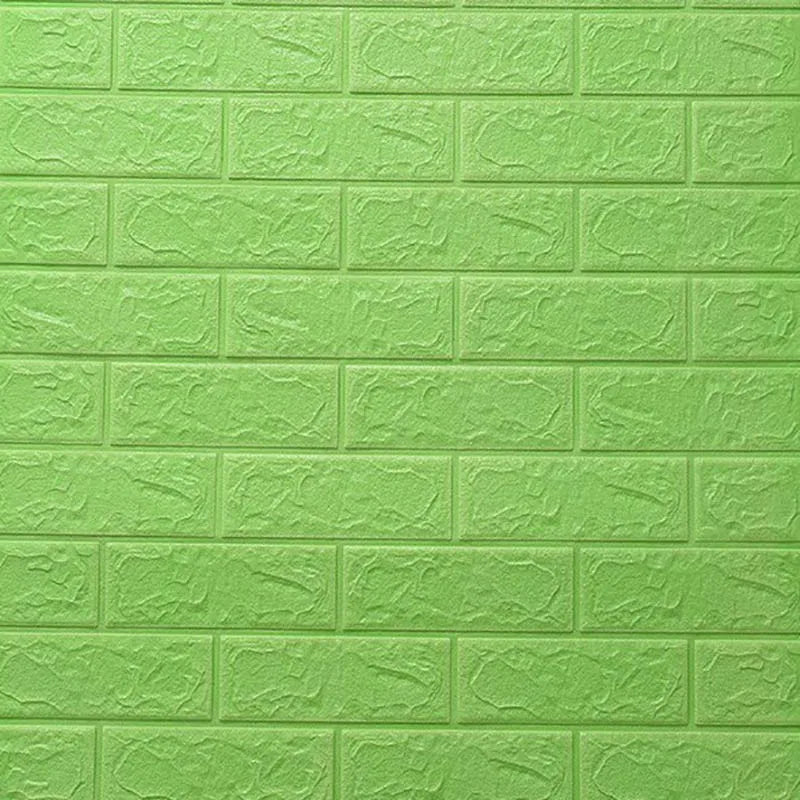 3D Foam Wall Decal - Waterproof Self-Adhesive Brick Wall Sticker Decor, 77x70cm for Home Interior Design 18