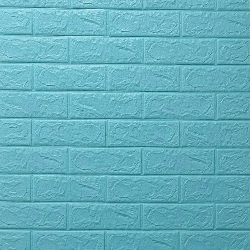 3D Foam Wall Decal - Waterproof Self-Adhesive Brick Wall Sticker Decor, 77x70cm for Home Interior Design 23