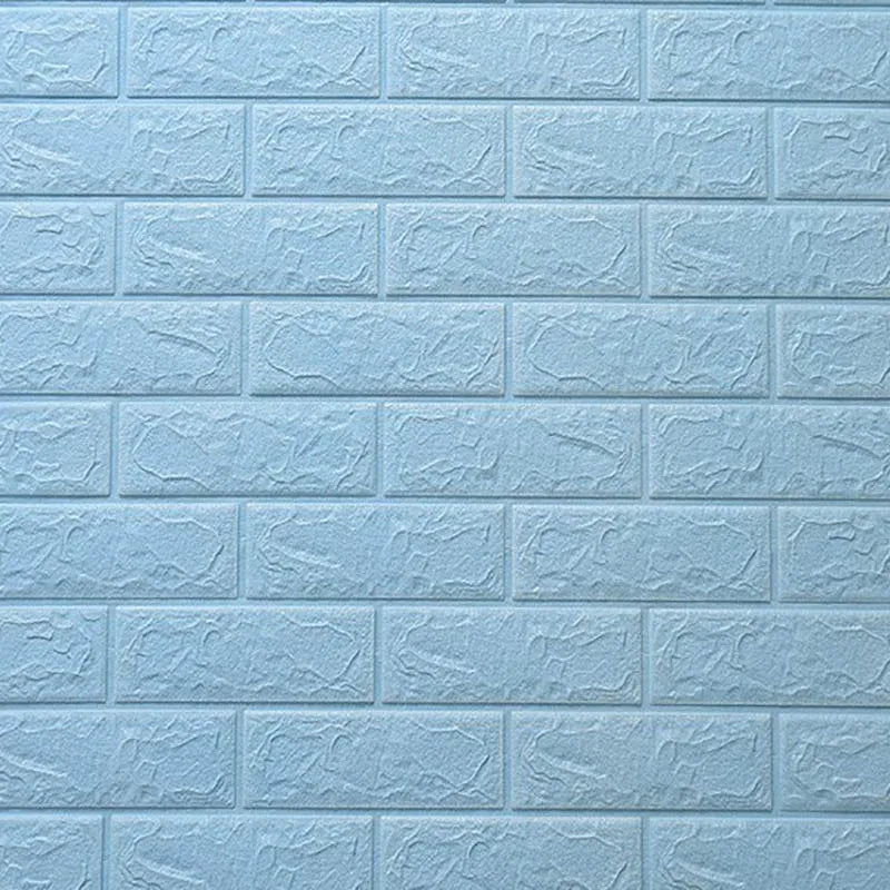 3D Foam Wall Decal - Waterproof Self-Adhesive Brick Wall Sticker Decor, 77x70cm for Home Interior Design 26