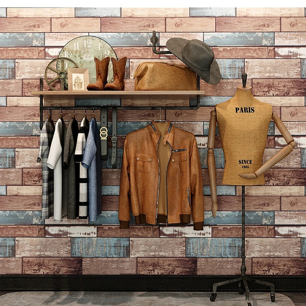 3D Foam Wall Decal - Waterproof Self-Adhesive Brick Wall Sticker Decor, 77x70cm for Home Interior Design 4