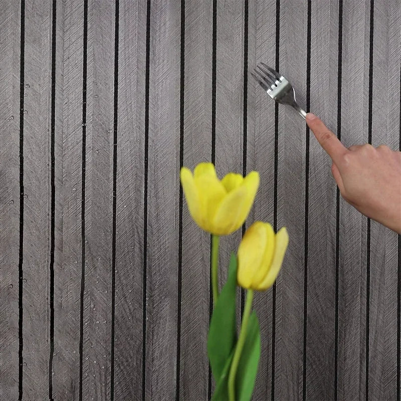 3D Grille Wall Sticker – Self-Adhesive Waterproof Wall Decals for Home Decor, 40cm PVC Wall Stickers Decor 3