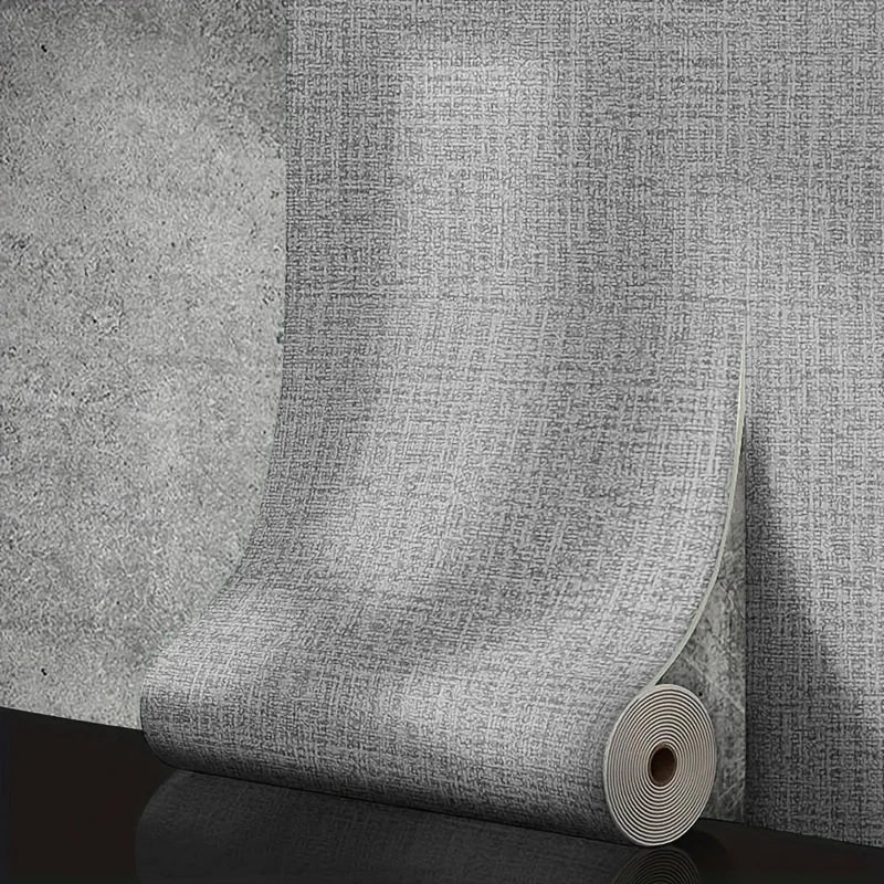 3D Textured Removable Wallpaper – Self-Adhesive Linen Foam Wall Stickers for Easy Home Decor, Waterproof, 50cm 8