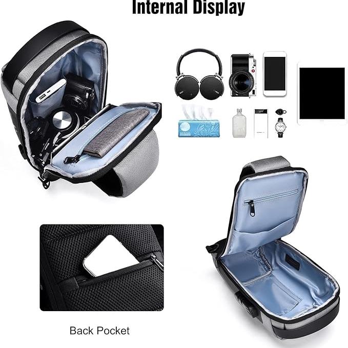 Men Compact Anti-Theft Sling Bag | Francis
