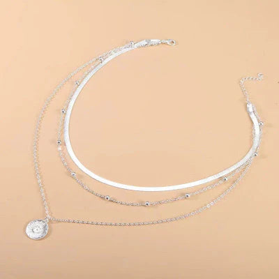 Women Layered Necklace Silver 925 | Elegance-3