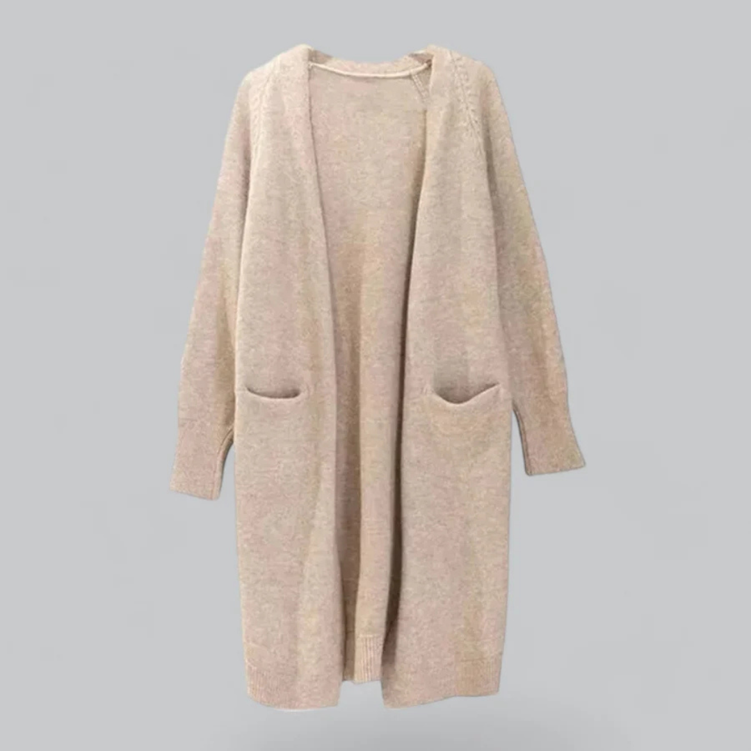 Women Minimalist Open Pocket Cardigan | Janela