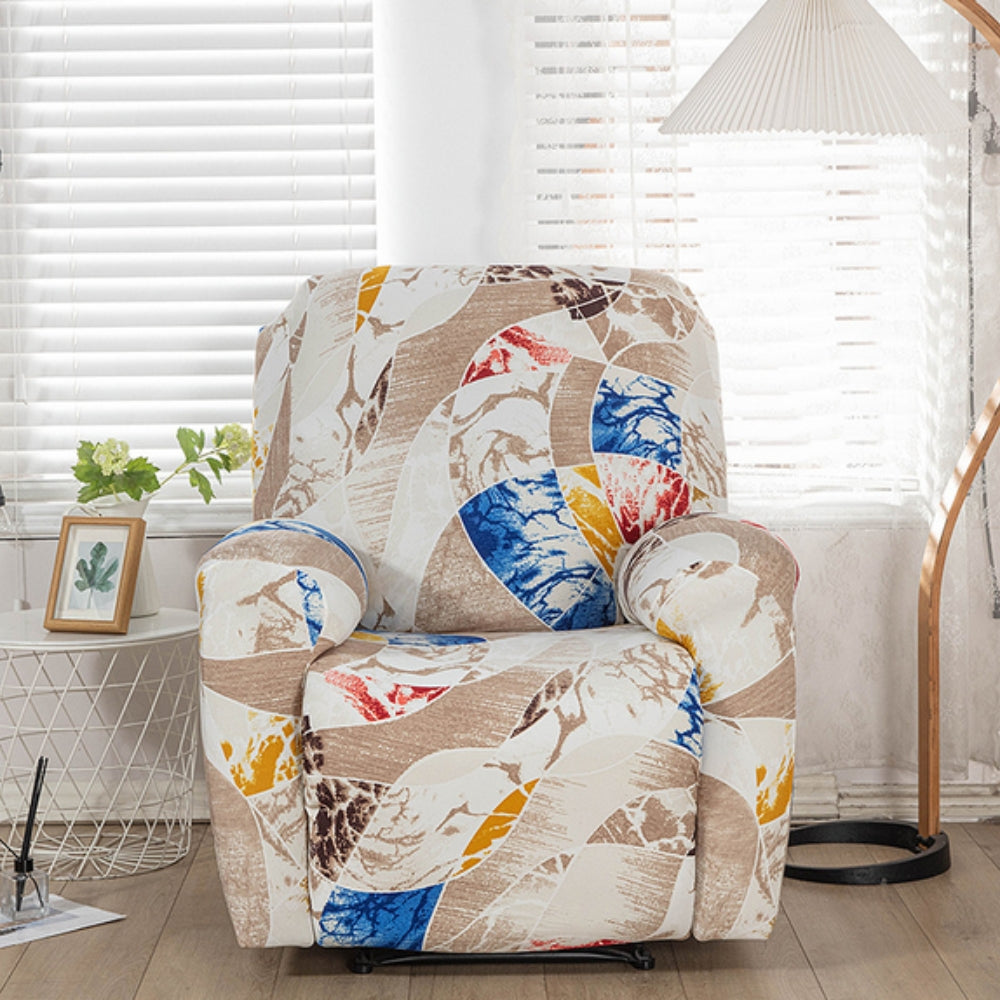 Variant image for Recliner Sofa Cover Abstract Design Stretch Fabric | Elegant Home Upgrade-2