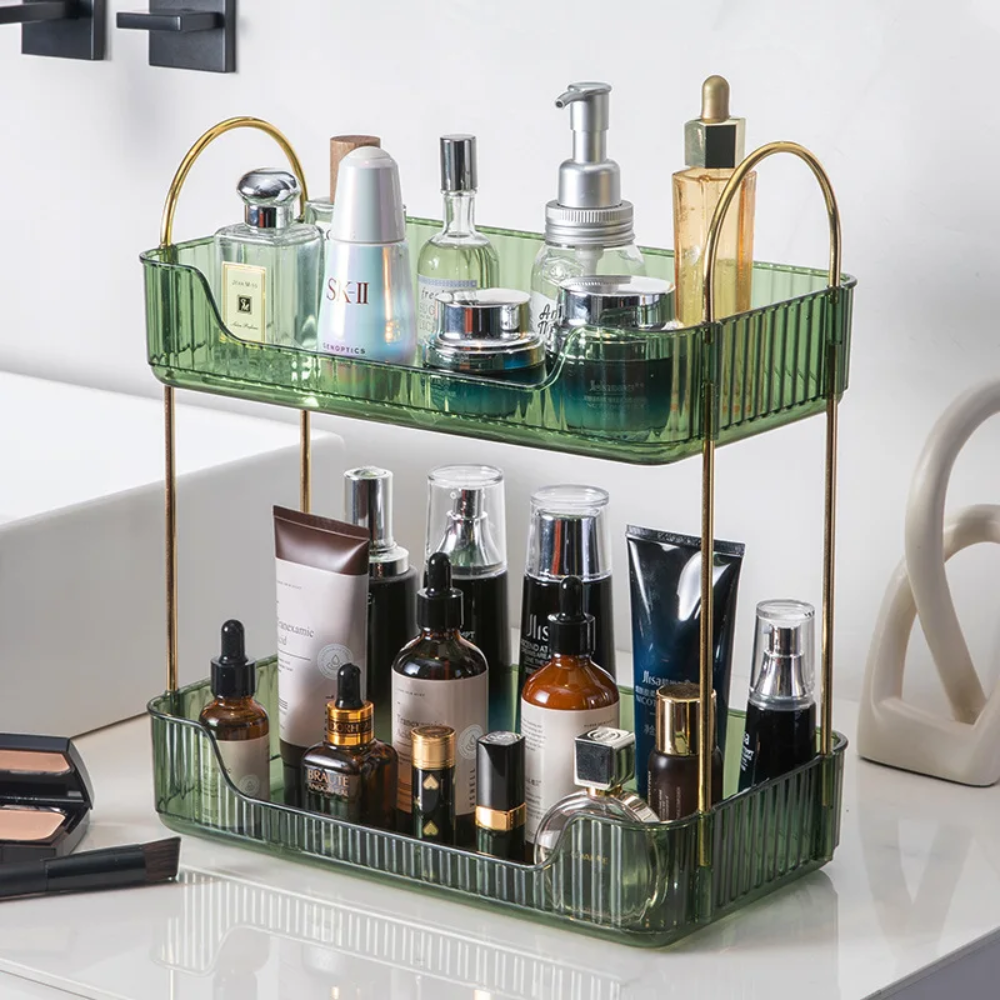 Bathroom Storage Organizer White Plastic | Elegant Design 4