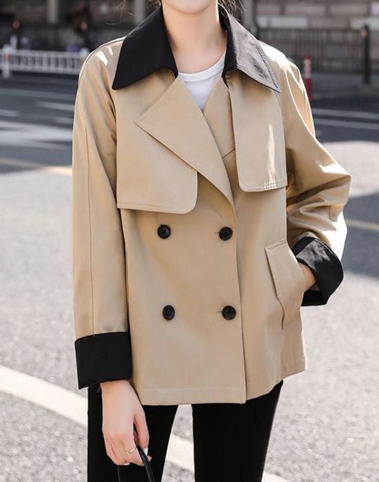 Women Double-Breasted Trench Coat | Alice