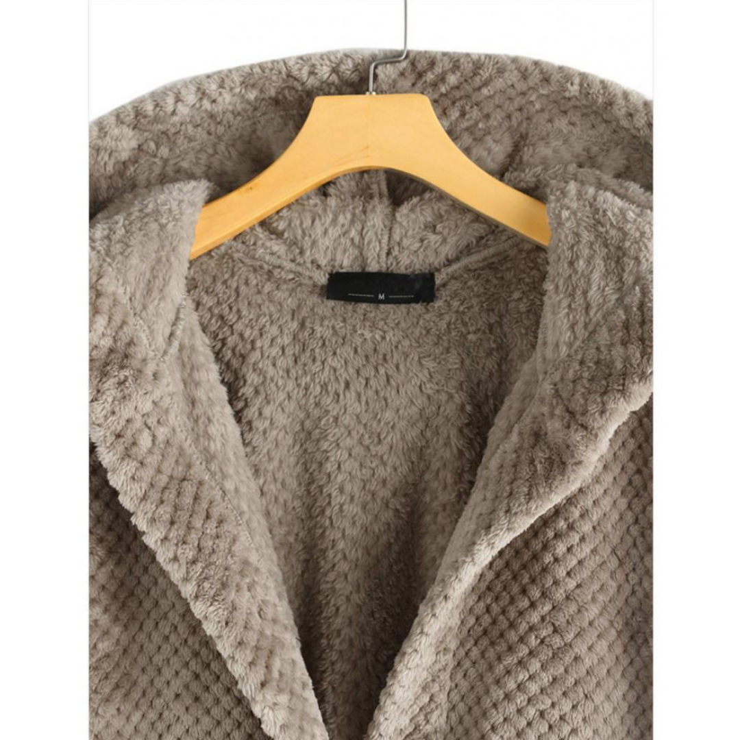 Women Cozy Hooded Button-Up Cardigan | Evelyn