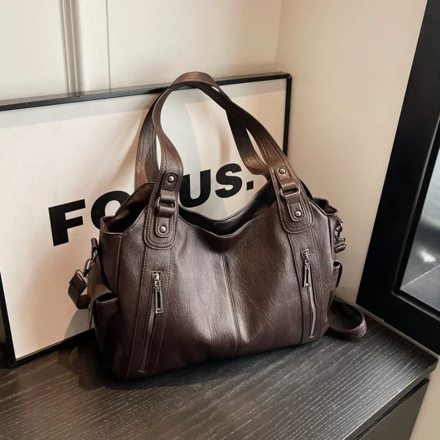 Women Classic Multi-Compartment Shoulder Bag | Alma