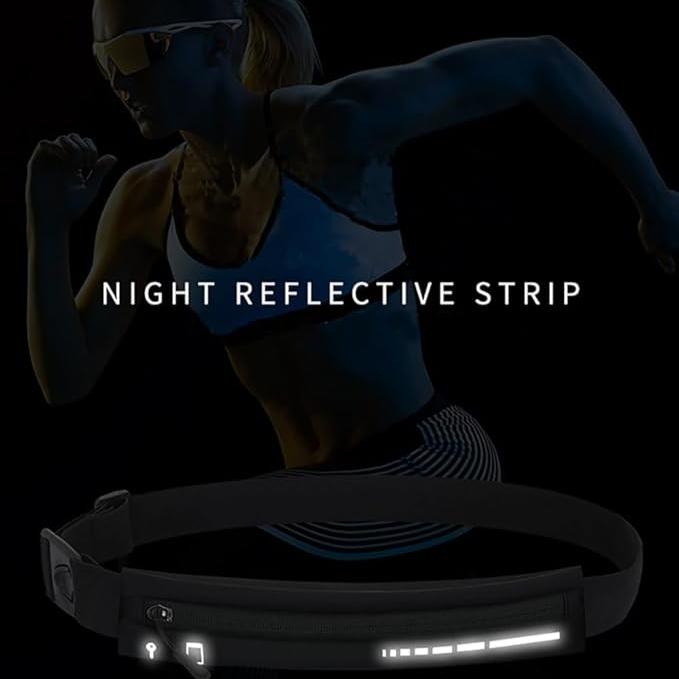 Women Reflective Running Waist Belt | Genevieve