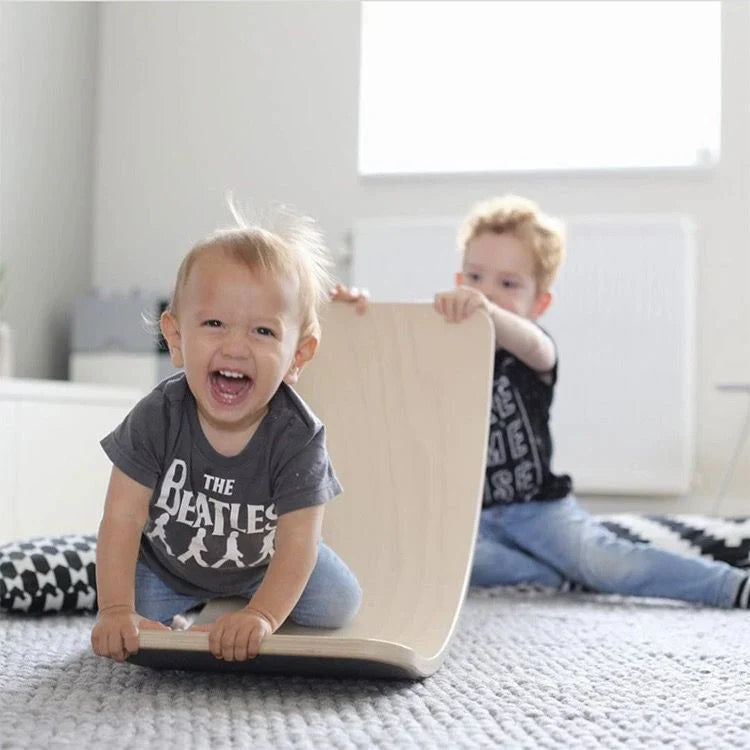 Kids Balance Board Pastel Wood | Creative Playtime-4