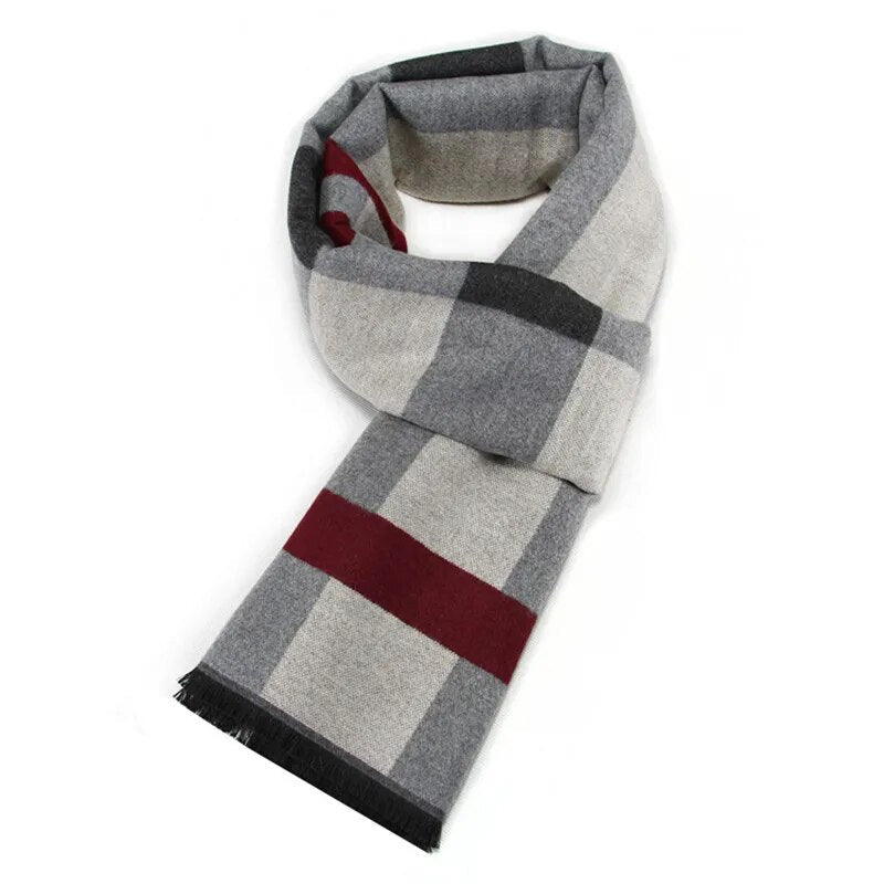 Men Abstract Patterned Winter Scarf | Jerome