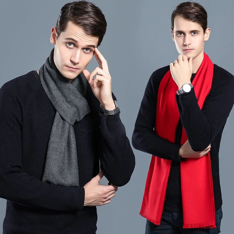 Men Elegant Plaid Scarf | Ian