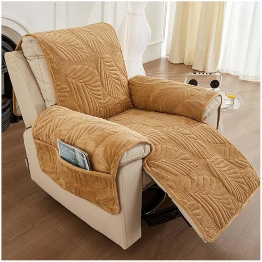 Recliner Chair Cover Green Microfiber | Nature's Touch 4