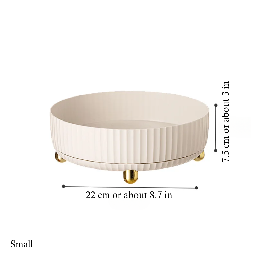Vanity Organizer Rotating Holder Plastic | Elegant Design 6