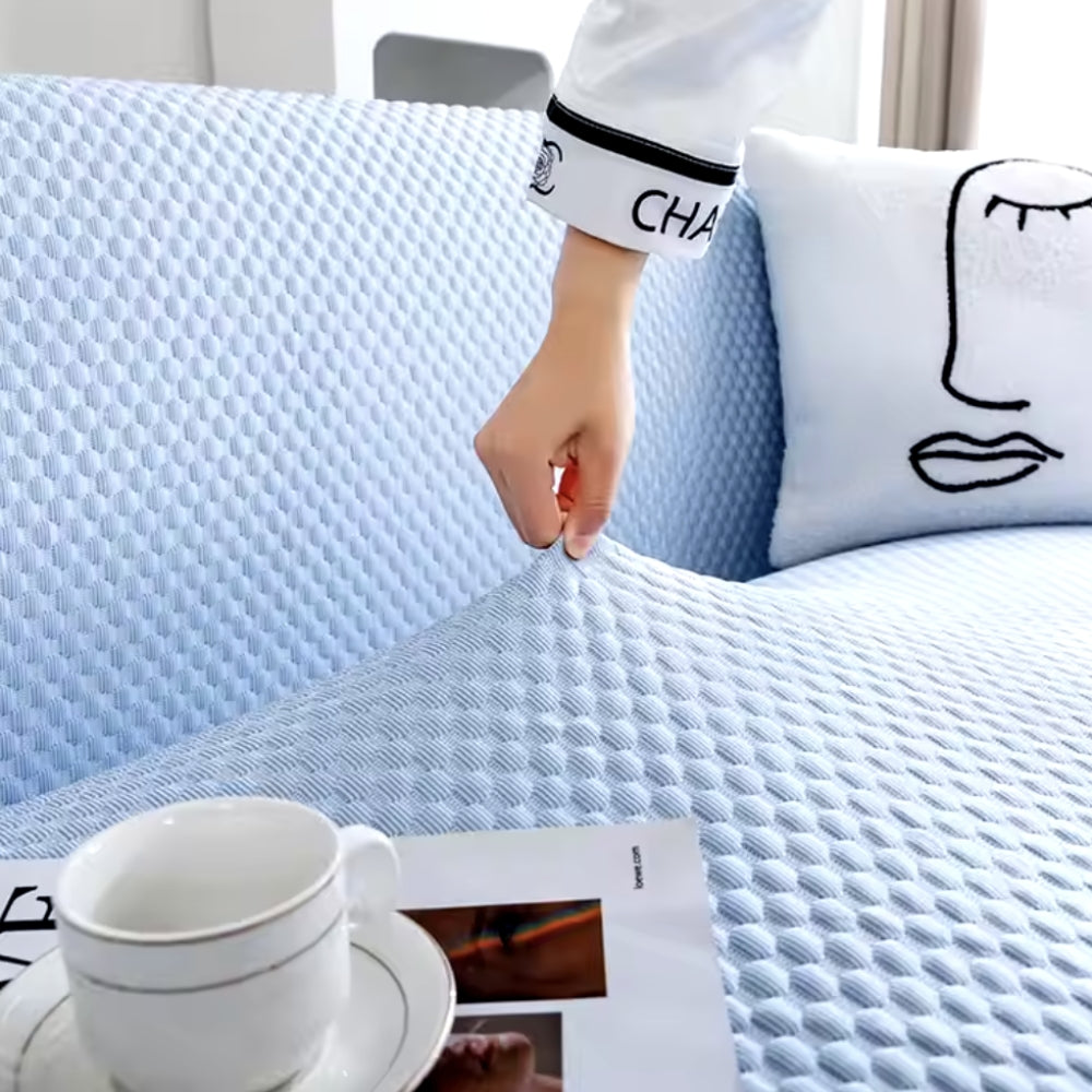 Sofa Cover Breathable Cotton Blend Non-Slip | Summer Refresh 3