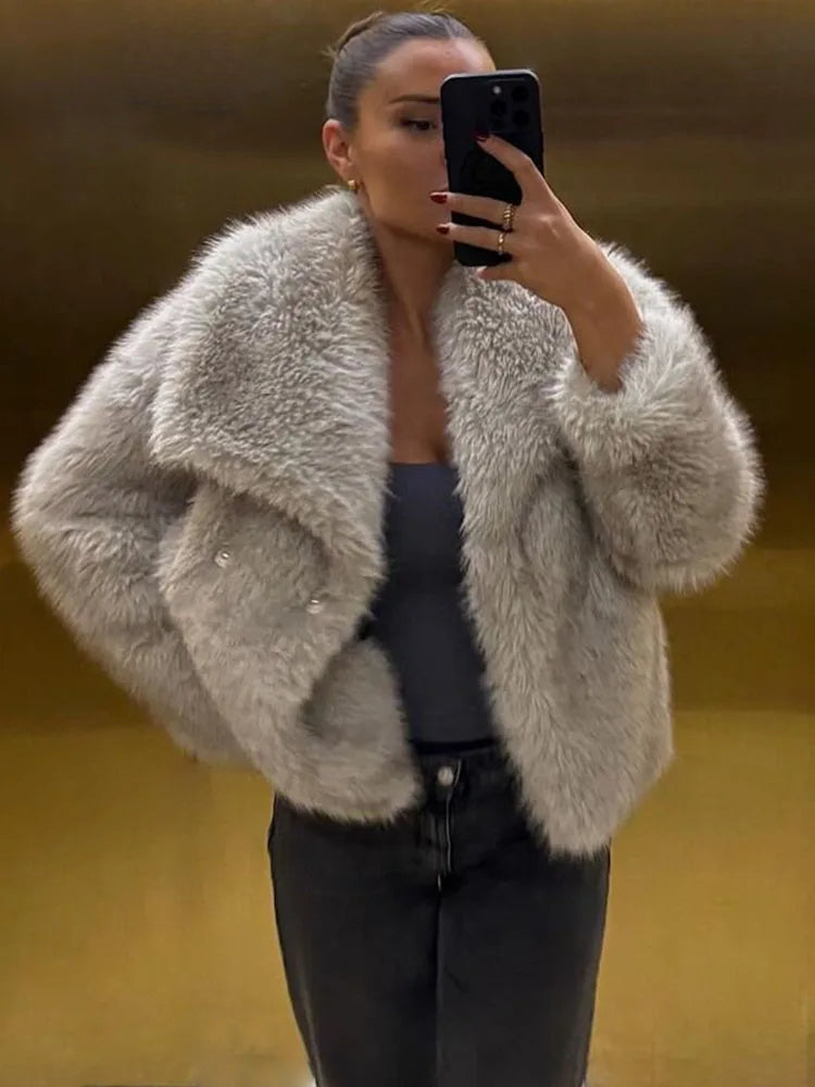 Women Luxury Faux Fur Jacket | Avienne