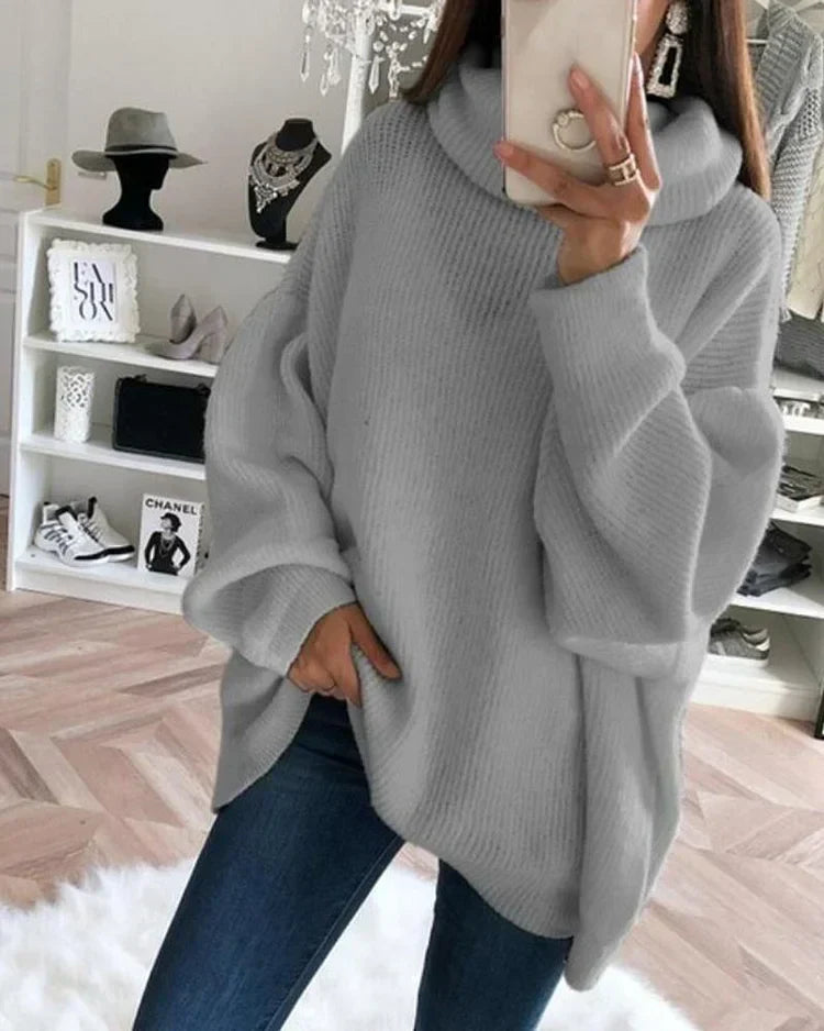 Women Oversized Turtleneck Sweater | Gwendolyn