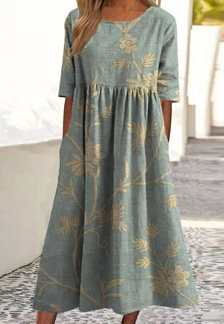 Women Floral Boho Maxi Dress | Elowen