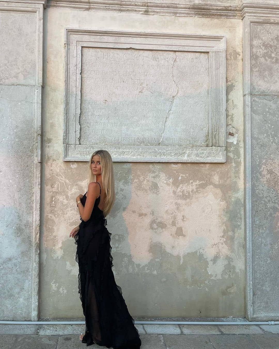Women Elegant Ruffle Maxi Dress | Abby