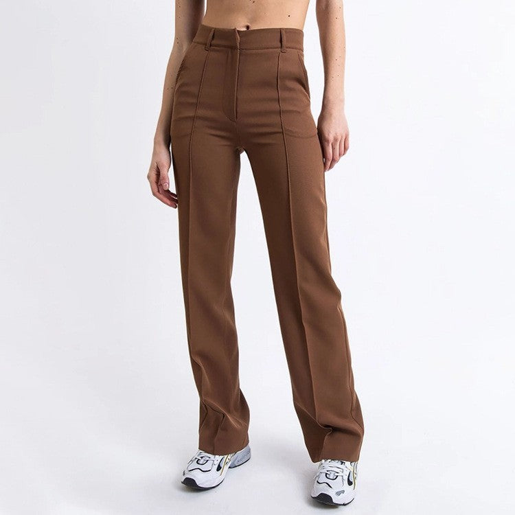Women High-Waisted Wide-Leg Trousers | Rianne