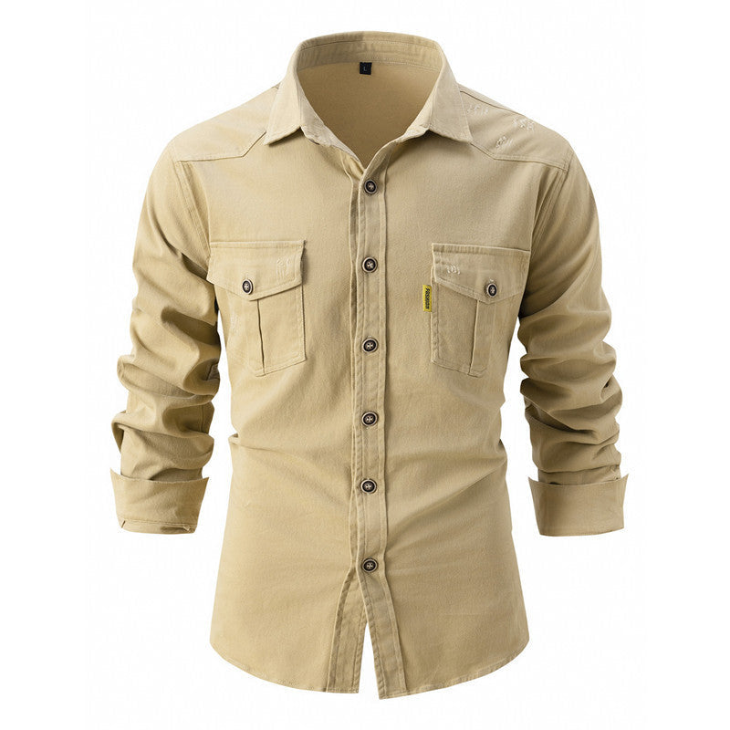 Men’s Long Sleeve Utility Shirt | Philip