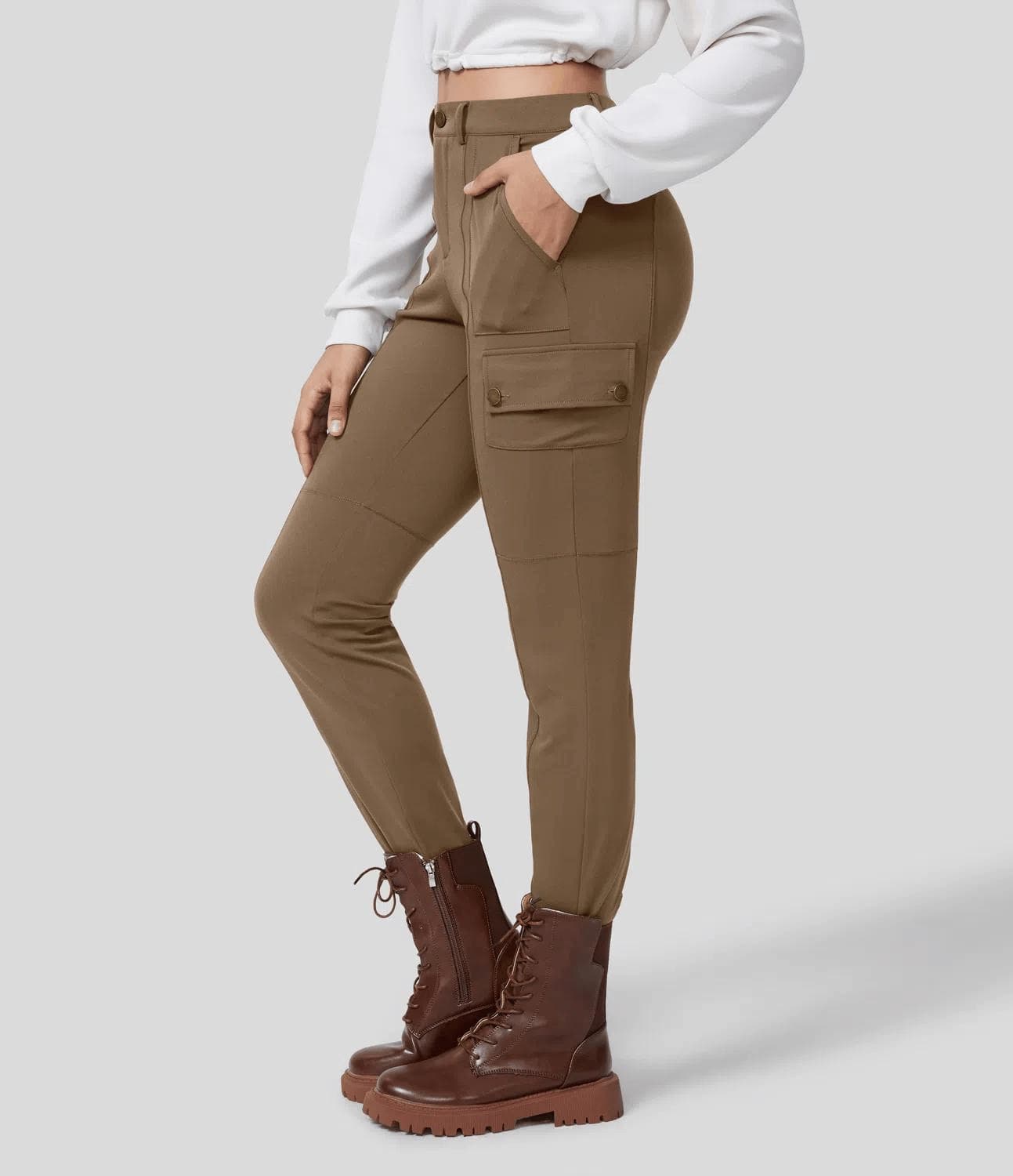 Women Stretchy Cargo Pants | Denise