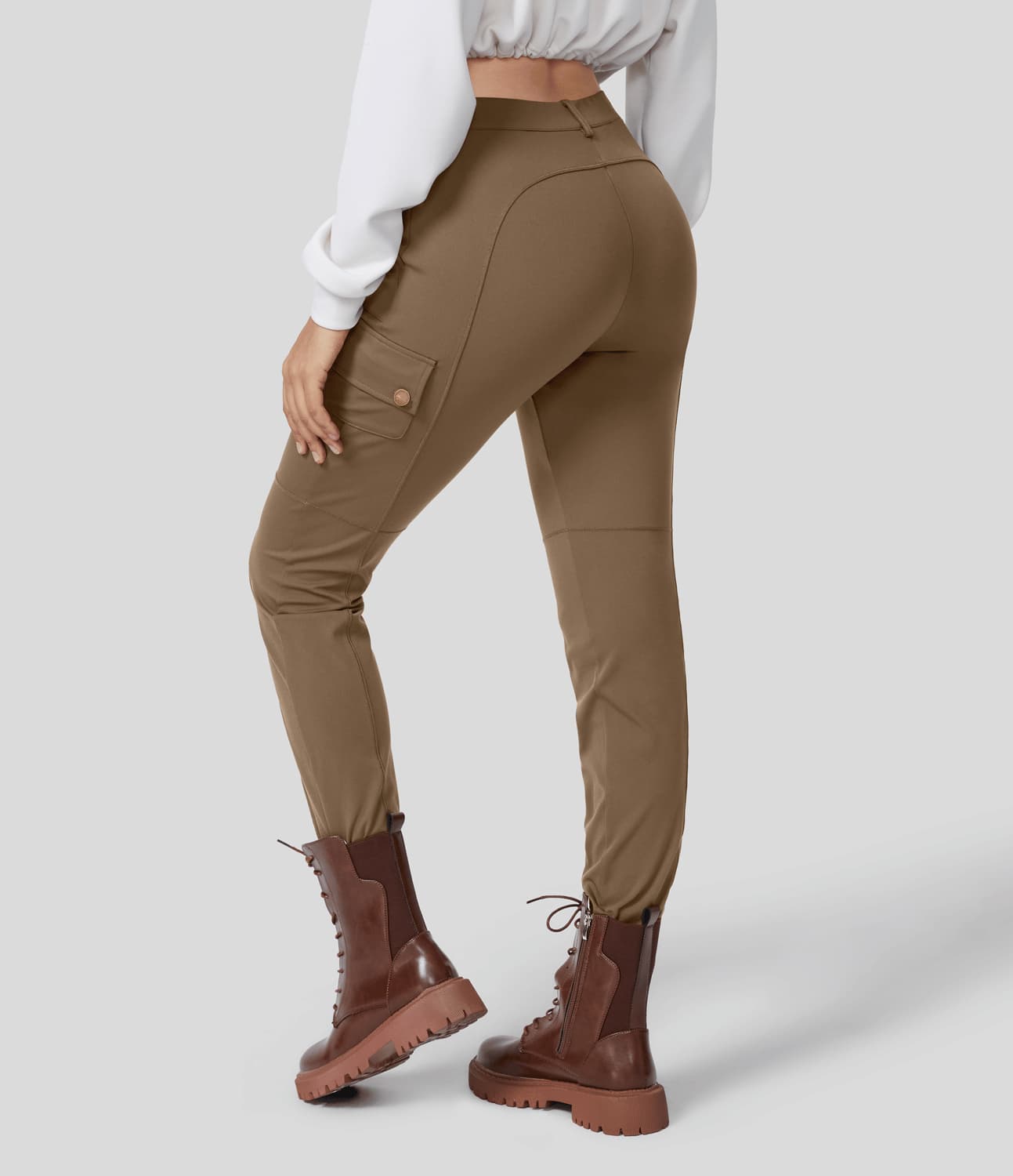 Women Stretchy Cargo Pants | Denise