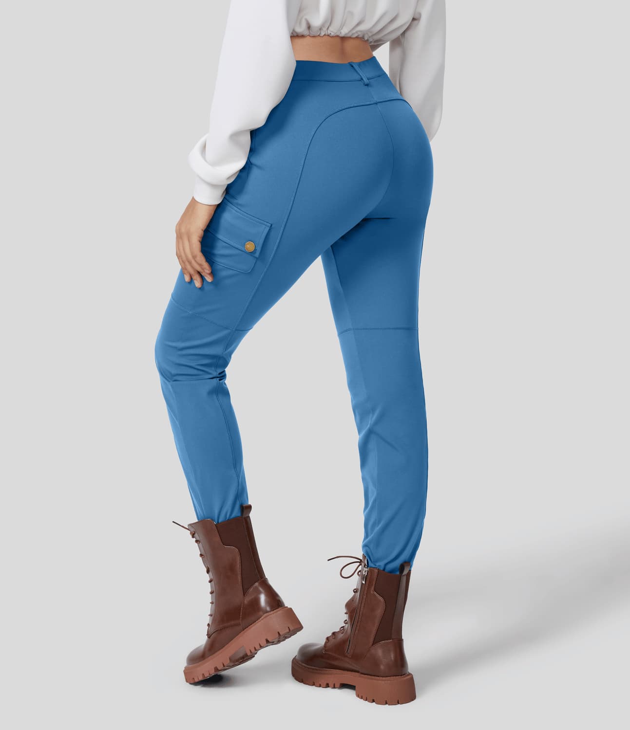 Women Stretchy Cargo Pants | Denise