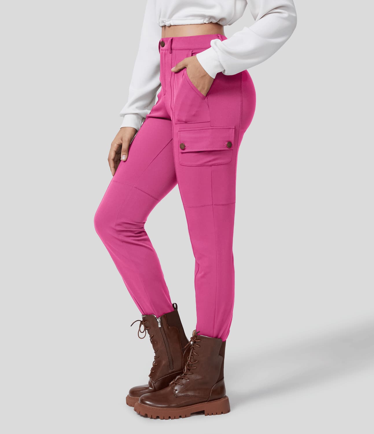 Women Stretchy Cargo Pants | Denise
