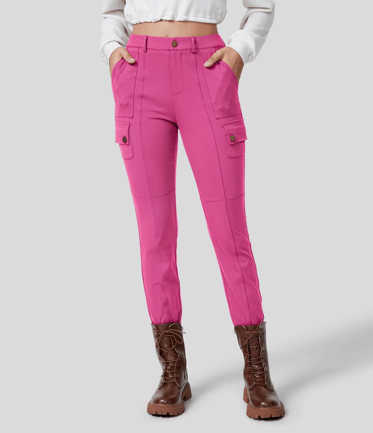 Women Stretchy Cargo Pants | Denise