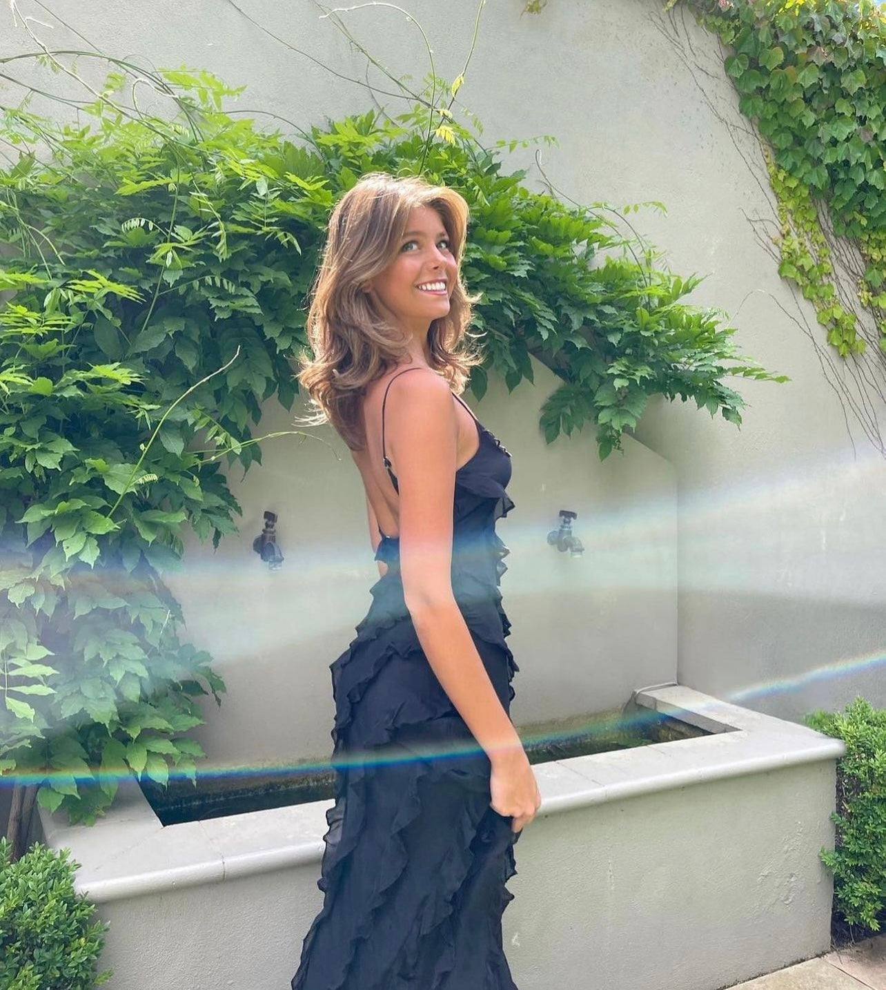 Women Elegant Ruffle Maxi Dress | Abby