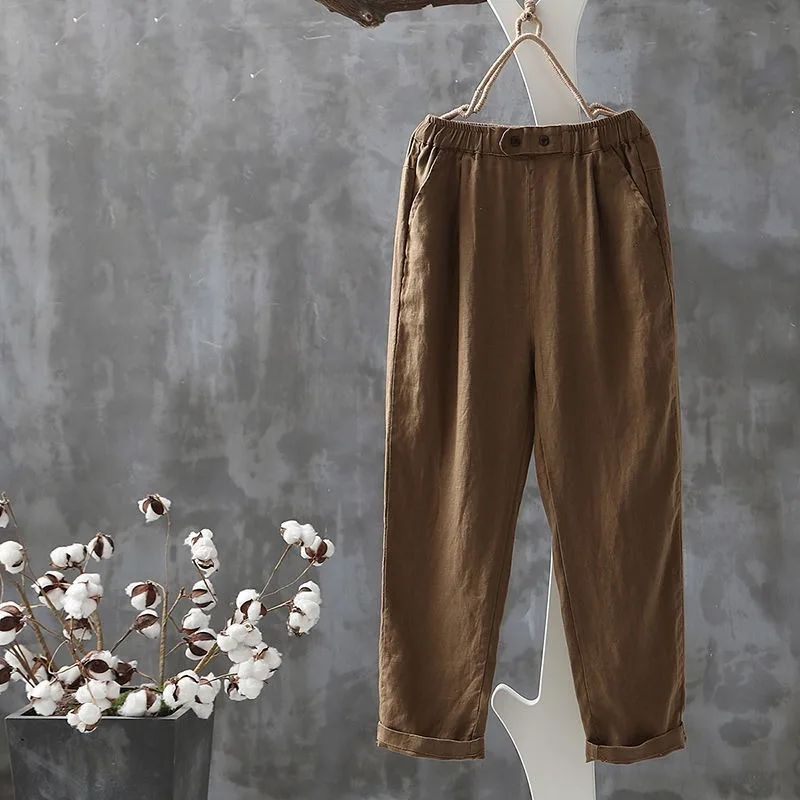 Mieke | Classic Linen Pants Women
