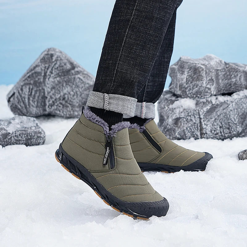 Men Insulated Slip-On Snow Boots | Marlon